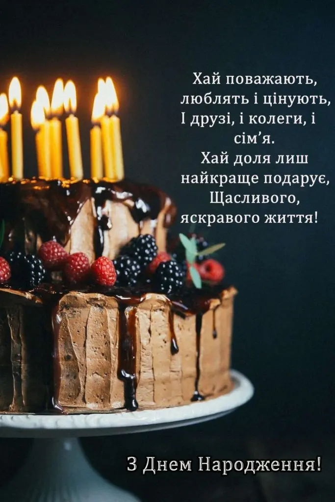 З Днем Народження мужчині