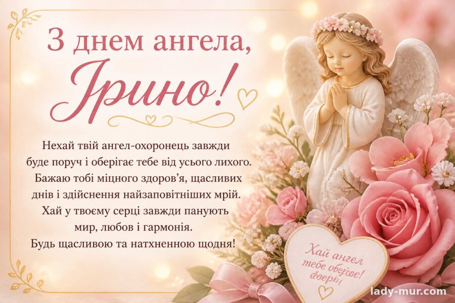День ангела Ірини привітання для мами