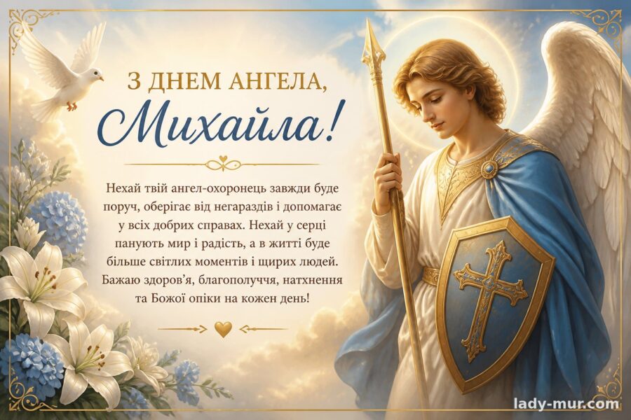 День ангела Михайла: привітання для батька