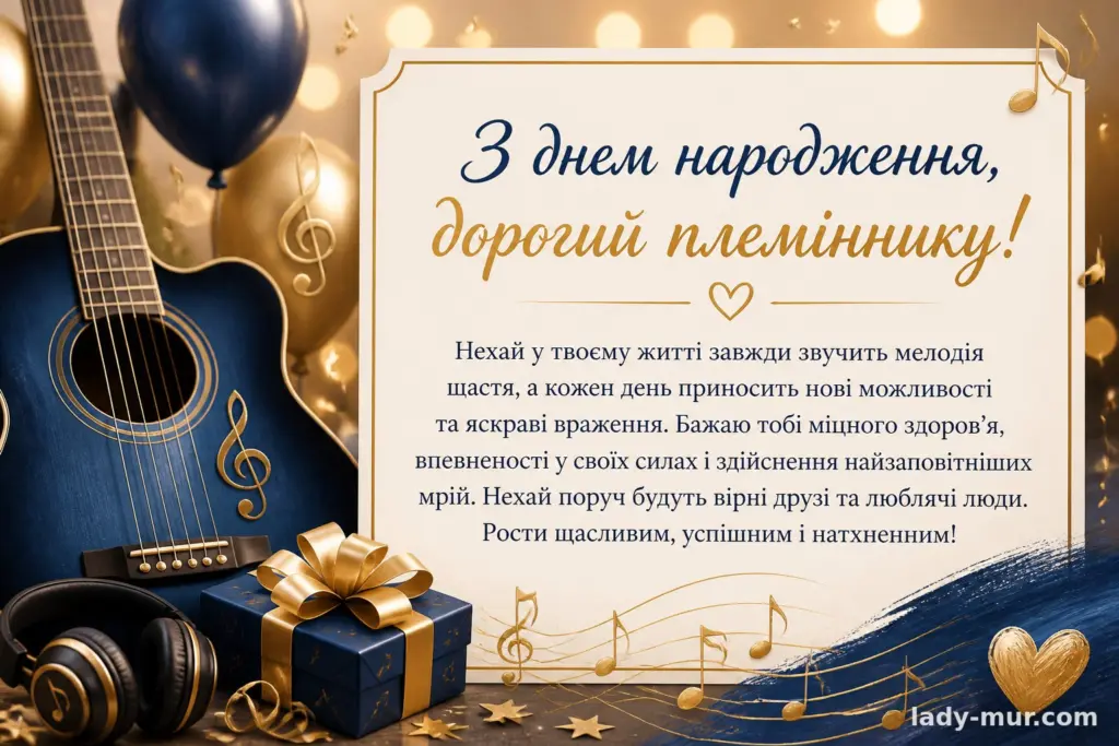 Привітання з днем народження племінника: готові слова