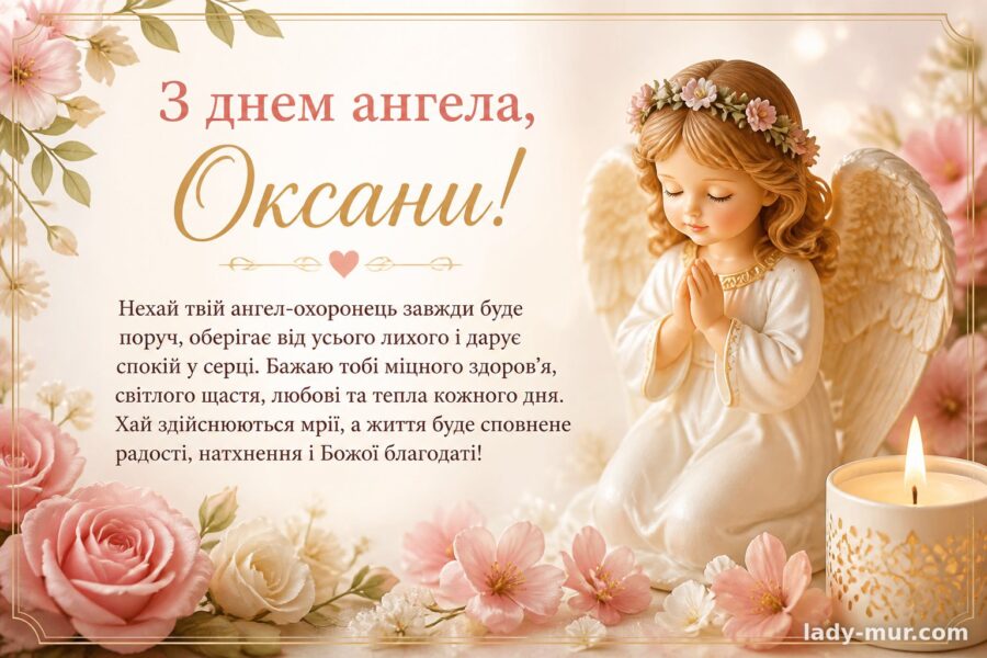 Привітаня з Оксаною
