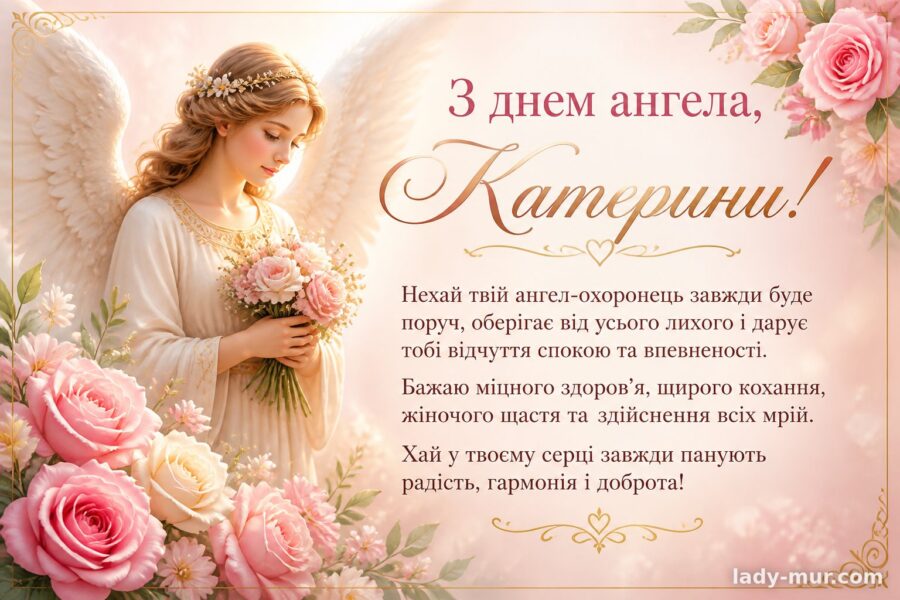 Привітання з днем ангела Катерини картинки