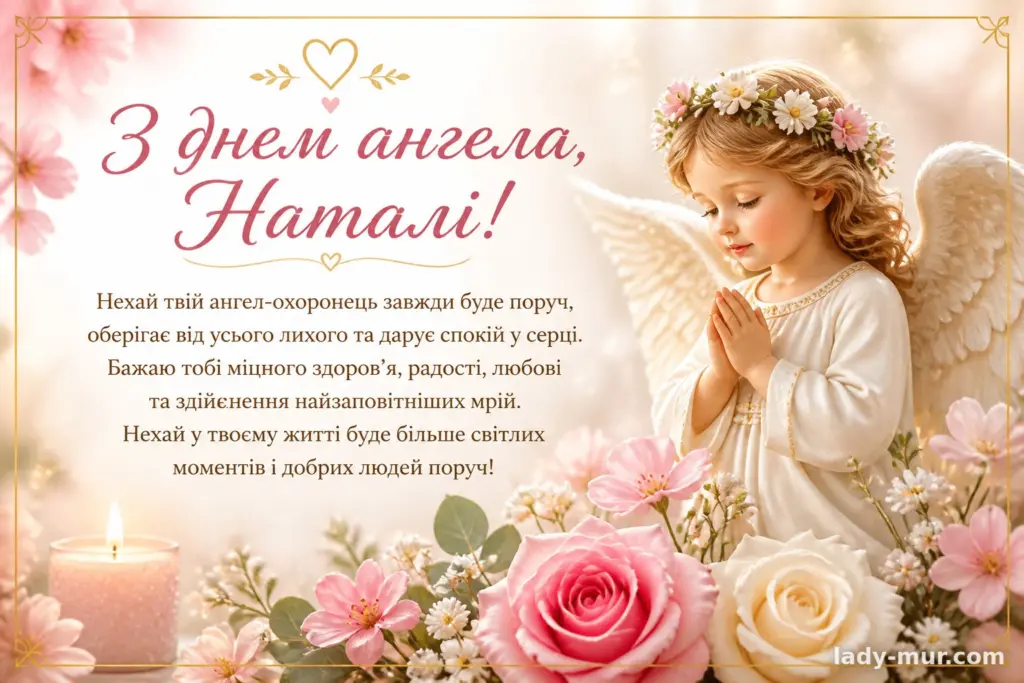 Привітання з днем ангела Наталі