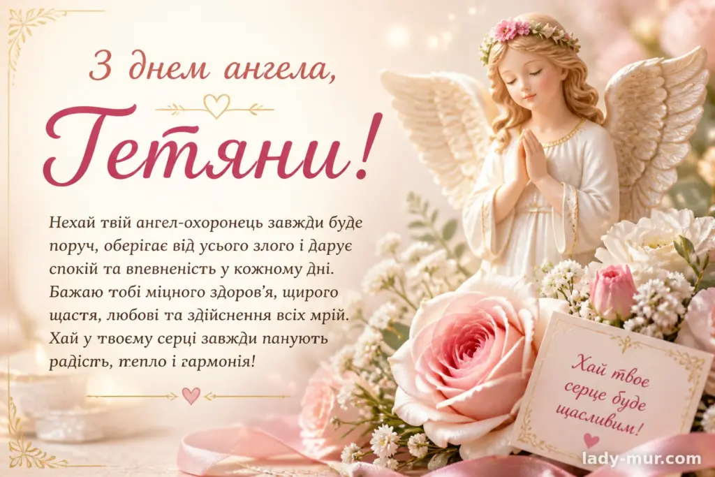 Привітання з днем ангела Тетяни