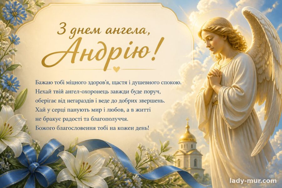 Привітання з іменинами Андрія