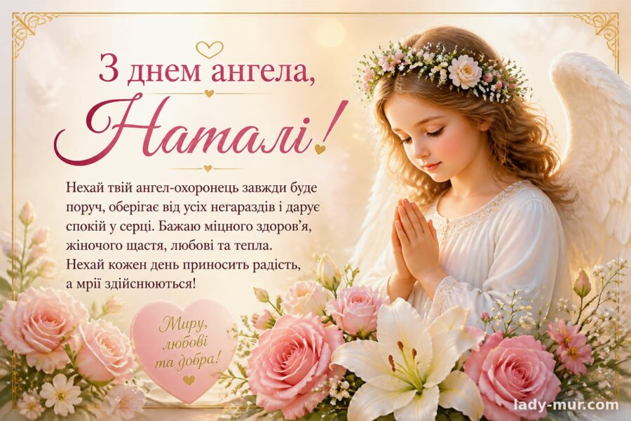 Привітання з іменинами Наталіі