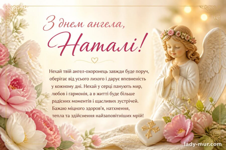 Привітання з іменинами Наталії