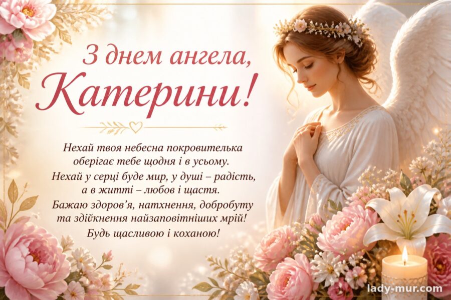 Привітання з Катериною